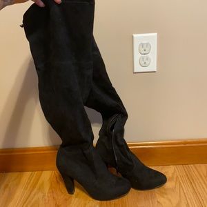 Black boots